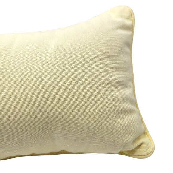 Vintage Happy Easter Chick Decorative Tapestry Throw Pillow Yellow - Picture 8 of 9